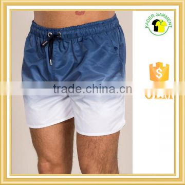 New fashion style mens shorts dip dye beach shorts dry fit shorts