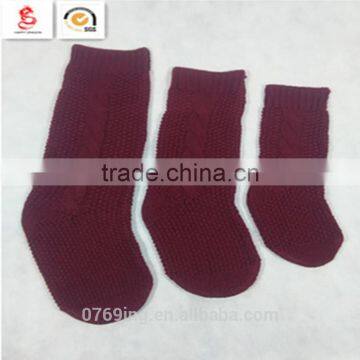 Ugly Funny Decoration Christmas Home Knitting Stock X'mas Knitted Sock