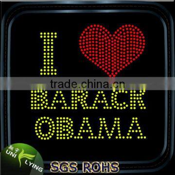 Customized Rhinestone Heat Transfers Applied on T-shirts photo-6