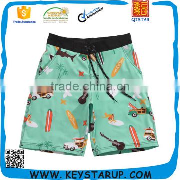 Wolesale Custom Sublimated Spandex Board Shorts 4 Way Stretch Surf Shorts