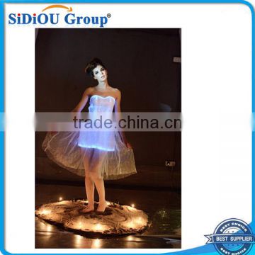 Glowing Beautiful led night luminous hot girl sexy club dress