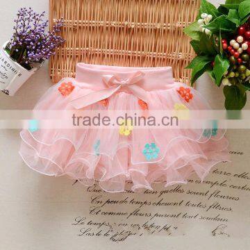 S13959A Latest Kids Skirt Designs Fashion Little Girls Tulle Fluffy Tutu Skirts photo-3
