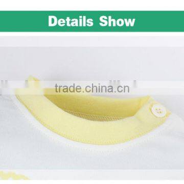 Winter New Design Yellow Cotton Children Pajamas Carter Baby Clothes Set photo-3
