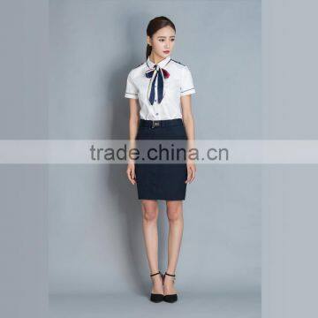 Elegant Good Quality Customize Airline Uniform Airline Stewardess