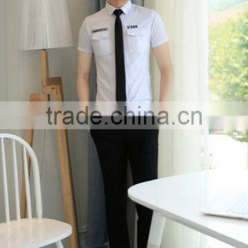 High Quality Cheap Price Short Sleeve Slim Fit Fashion Man Shirt Manufacturer photo-6