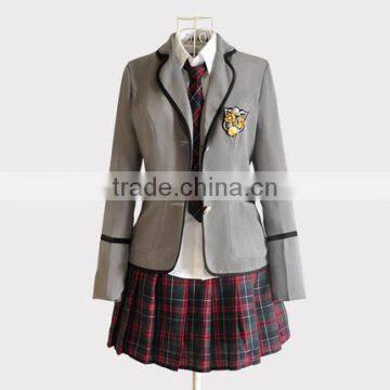 Juqian Wholesale 2016 Fashion Style Colors Korean High School Uniform Suits Manufacturer photo-4