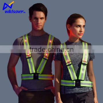 Glowing or Flashing Safety Harness/led Light Belt/fabric for Reflective Vest photo-6