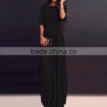 OEM Fashion Sellers Lounger Dresses New One Piece Maxi Long Evening Dress for Fat Women photo-3
