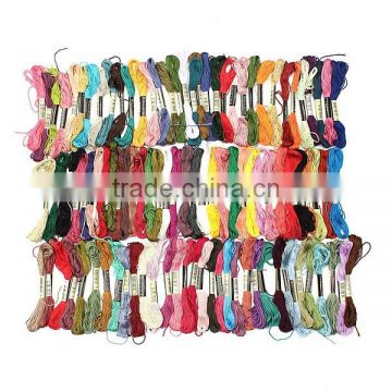 100pcs The Unique Style Anchor Cross Stitch Cotton Embroidery Thread Floss Sewing Skeins Craft Dofferent Colors