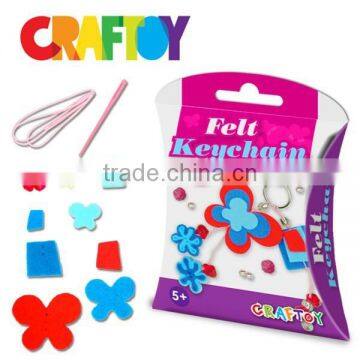 Make Your Own DIY Felt Jewelry Felt Keychain Butterfly photo-1