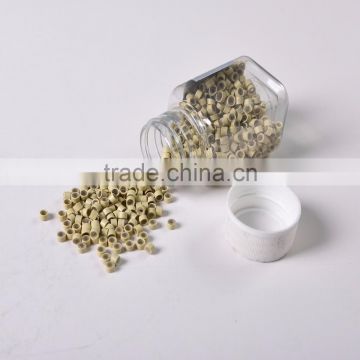 high quality and wholesale price different size Flaring copper ring for hair extension, micro ring