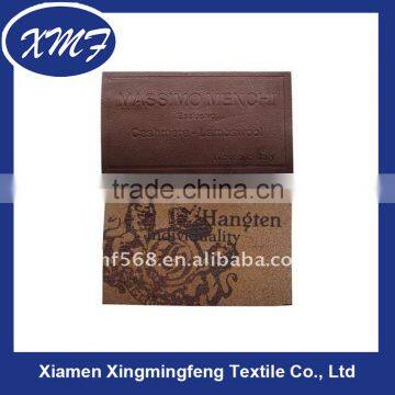 pig Leather Patch Labels garment leather label