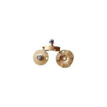 Fan 3 Segment Diamond Grinding Disc , Alloy Metal Concrete Grinding Wheel
