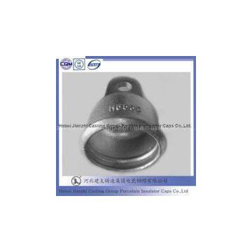 Hot dip galvanized clevis iron cap for disc insulator