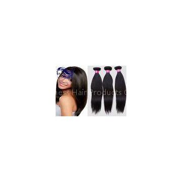 7A 10 Inch Virgin Peruvian Hair Extensions for Black Women Silk Straight