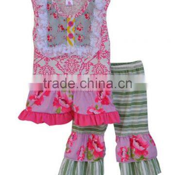 Organic Cotton Warm Soft Flower Baby Rompers Wholesale Girls Clothes photo-6