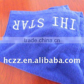 100%cotton velvet embroidery face towel
