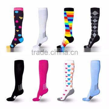 ZT-018 Custom BEST Graduated Compression Socks for Men & Women -High Quality Stockings for Running, Medical, Athletic Wholesale