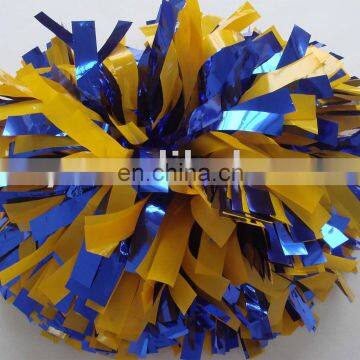 metallic cheer pom poms