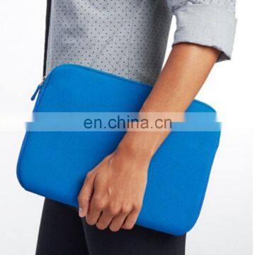 Fancy Sky Blue Neoprene Simple Travel Laptop Bag photo-4