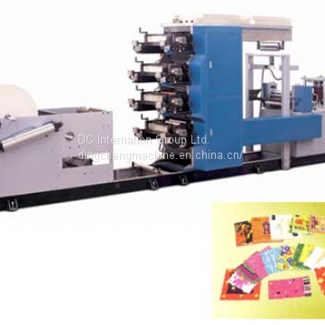 Full-Automatic Multi-colors Napkin Paper Machine (DC-NPM-180/500)