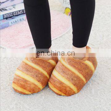 hot sell wholesale Creative simulation of bread slippers