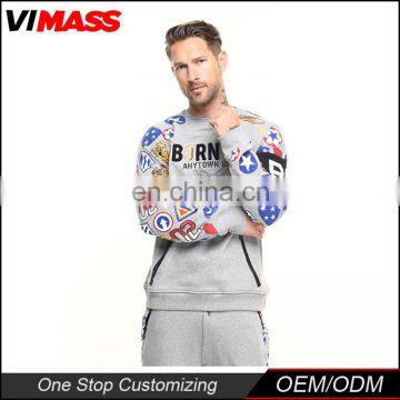 Wholesale Basic Crew Neck Custom Logo Mens Sweatshirt Sale Fashion Casual Wear photo-2