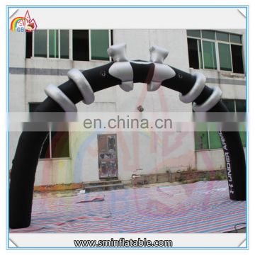 New design inflatable entrance arch,inflatable black arch for advertising,inflatable arch to rental