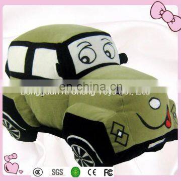 High quality plush bus toy /plush SUV car toy