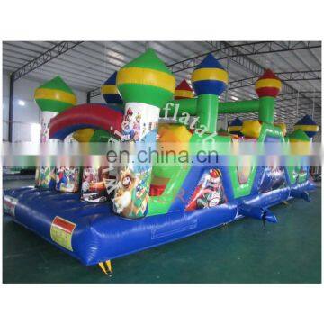 Mario theme inflatable obstacle course