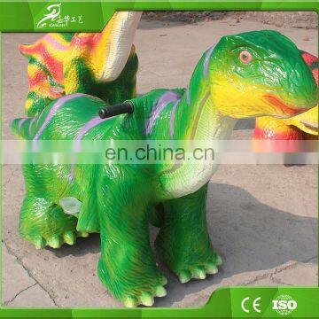 Kawah Rubber Material Animal Scooter Outdoor Attractive Coin Operated Dinosaur Rides For Sale photo-2