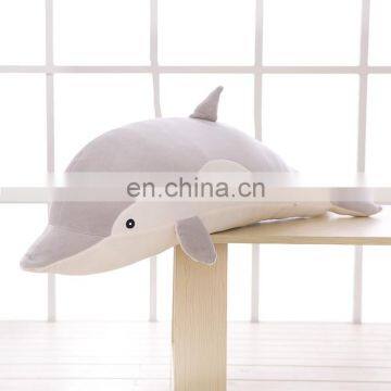 Smooth Elastic blue shark toy /pillow