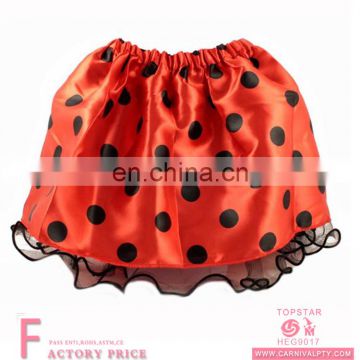 women adult Ladybird Costume Tutu Skirt for halloween performance wear