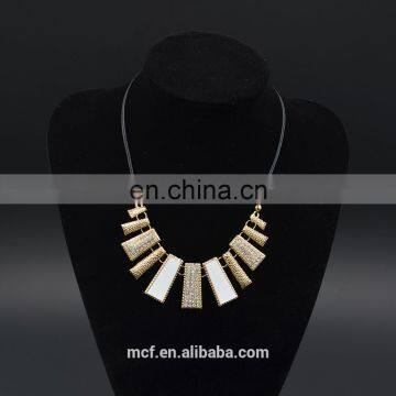 wholesale crystal diamond rhinestone fashion pendant necklace MCB-0032