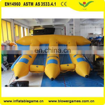 Inflatable Flying Fish Tube Towable Inflatable Water Games Flyfish Banana Boat For Sea for sale