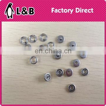 Custom new design matel stainless steel prong snap button