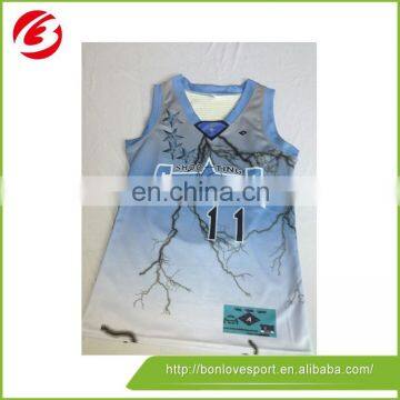2016 Fashionable Colorful Basketball Jersey And Shorts