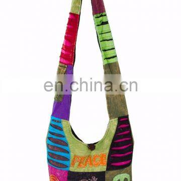 Hippie Cotton Canvas Shoulder Bags photo-2