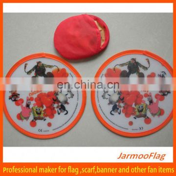 Cheap printed custom foldable frisbee