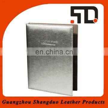 Quality Top Supplier Customizable Leather Restaurant Menu Book