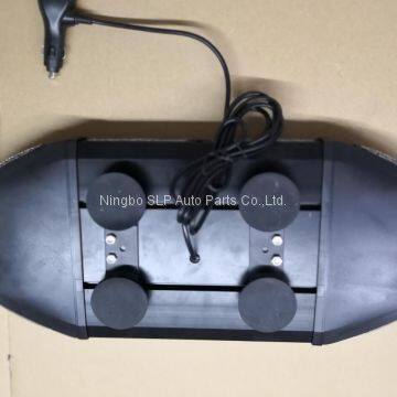 21 Inch Amber Magnet Emergency Warn Hazard Security Strobe LED Light Bar Roof photo-2