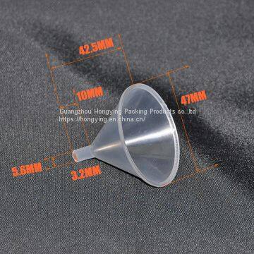 47mml PP funnel small funnel 100% new plastic for laboratory