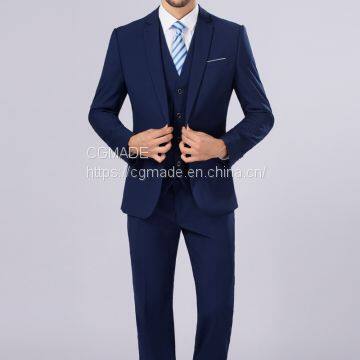 Professional Men's Work Clothes Office White Collar Senior Suit photo-4