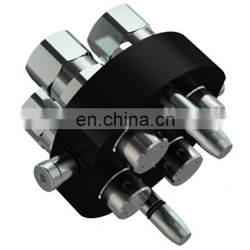 China good quality stainless carbon manuil hose fittings multi way hydraulic couplings