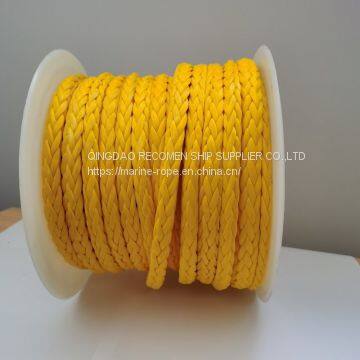 Recomen high strength resistance 3mm uhmwpe braided  4mm uhmwpe rope for fishing