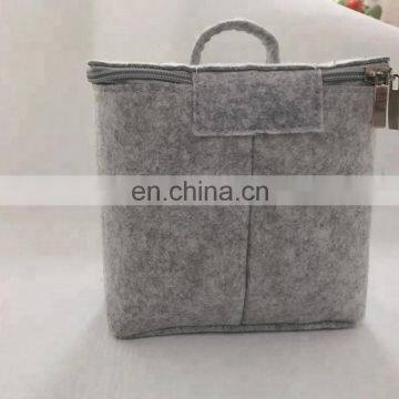 High Quality Felt Material Outdoor Picnic Lunch Bag photo-5