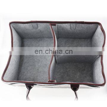 Hot Selling Soft Felt Baby Diaper Caddy Organizer photo-7