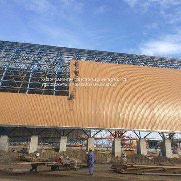 Prefabricated Arch Space Frame Light Steel For Coal Storage Shed photo-2
