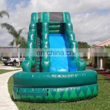 Home Use Green Wave Water Slides Kids and Adult Inflatable Large Water Slide With Pool photo-2