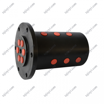 DN25 G Thread Connection 6 Channels Carbon Steel Material High Pressure Hydraulic Water Rotary Joint for Machinery Industry